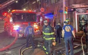 Newark firefighters battled two-alarm blaze at william street restaurant