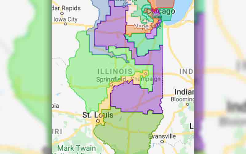Illinois Democrats Seek To Maximize Their Party’s Seats, Axe Republicans In New Proposed Congressional Map
