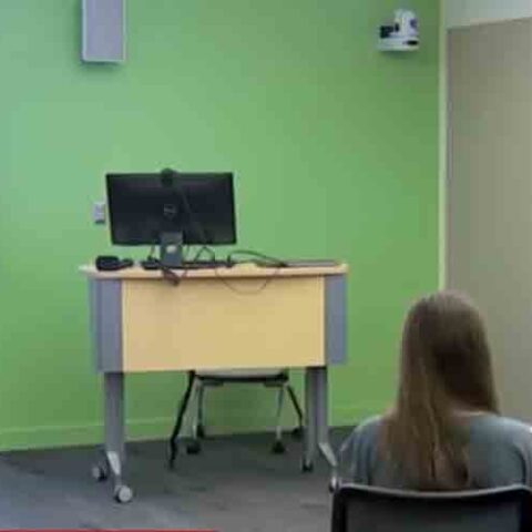 Kamala harris engaged in "frantic damage control" over student's israel statement - photo licensed by shore news network.