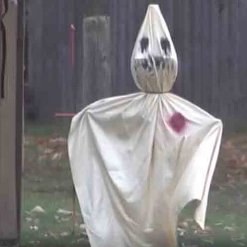 Jackson trailer park halloween or kkk ghost? You decide - photo licensed by shore news network.