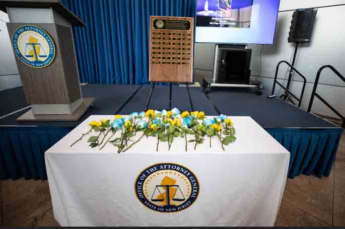 New Jersey unveils memorial for 28 police officers who died from COVID-19
