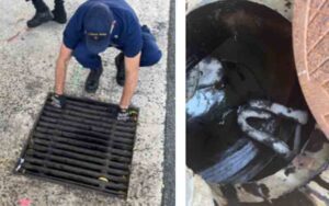 Coast guard continues investigating mysterious oil discharge and san juan pier