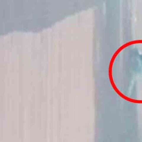 Child abandoned by human trafficker after lowering him over wall on rope - photo licensed by shore news network.