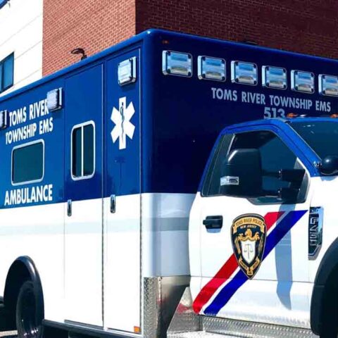 Emotionally disturbed man armed with bat, knives taken into custody after toms river standoff - photo licensed by shore news network.