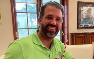 Washington post caught fabricating fake news story with donald trump jr. , let's go brandon