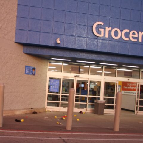 Body found in tulsa walmart identified as native american, suspect in custody - photo licensed by shore news network.