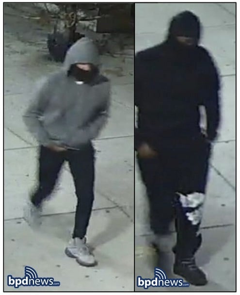 Boston Police need Your Help Identifying Two in Connection with Shooting