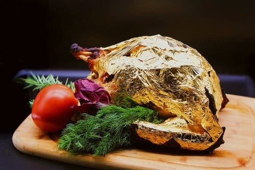 Are you looking for a 24 karat gold turkey for Thanksgiving? Here it is and it costs just $2,500