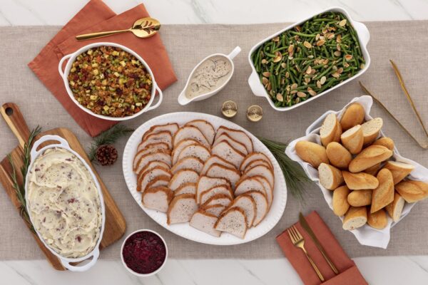 Order a french turkey feast for Thanksgiving at la Madeleine French Cafe