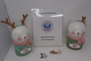 Cbp officers in cincinnati discover meth in sculptures