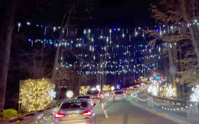 The PNC Bank Art Center Light Show: Take a ride through the holidays with the Magic of Lights