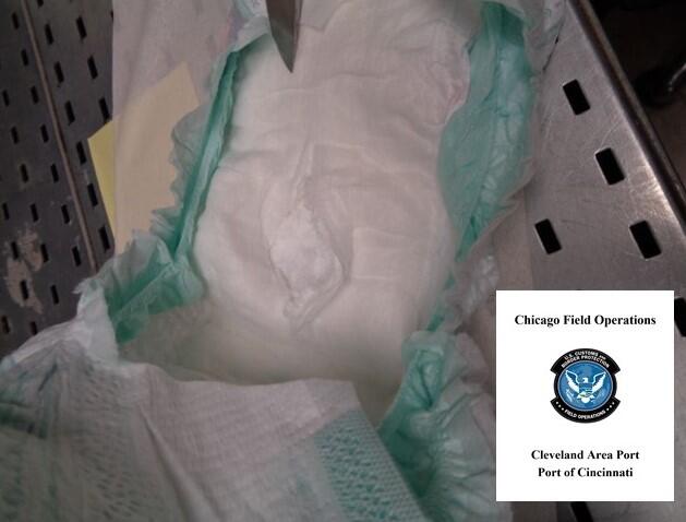 Cincinnati CBP Discovers “Dirty” Diapers