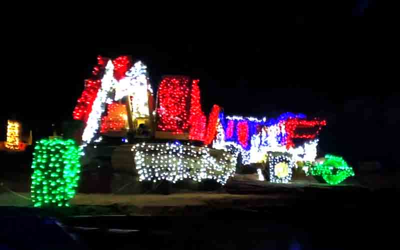 The "Holidig" holiday light show and a look at Diggerland's planned 2022 expansion in New Jersey