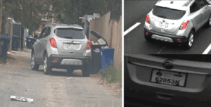 Vehicle sought in an attempted armed robbery in northwest d. C.