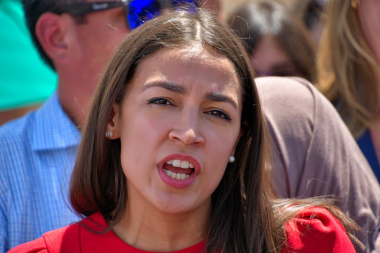 Aoc says she bought non-union tesla because there was a pandemic going on - photo licensed by shore news network.