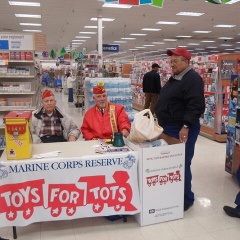 American legion continues its relationship with marine corps toys for tots to help deliver christmas wishes for children - photo licensed by shore news network.