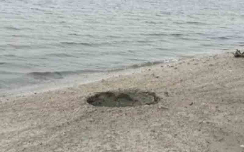 Explosion Leaves Mysterious Crater On Shores Of Long Island, Authorities Investigating For Potential Terrorism