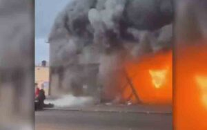 Newark firefighters battle two-alarm fire