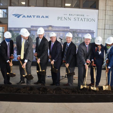 Governor hogan celebrates groundbreaking for baltimore penn station redevelopment project - photo licensed by shore news network.
