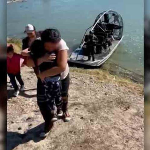 Border patrol agents rescue 5-year-old girl abandoned on an island by human traffickers - photo licensed by shore news network.