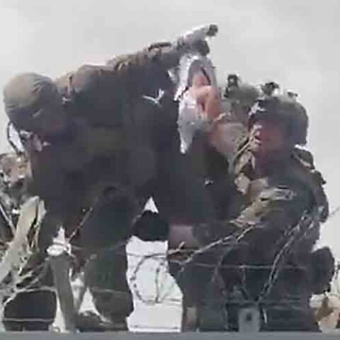 The baby handed to us forces during kabul chaos is missing, family says - photo licensed by shore news network.