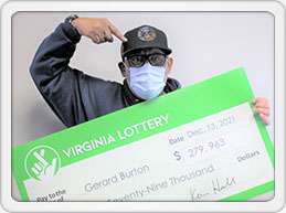 Richmond Man Wins Nearly $280,000 in CASH 5 With EZ Match Game