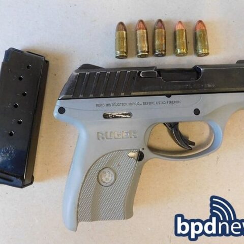 Boston pd recovers loaded firearm and drugs while placing wanted suspect in custody in dorchester - photo licensed by shore news network.