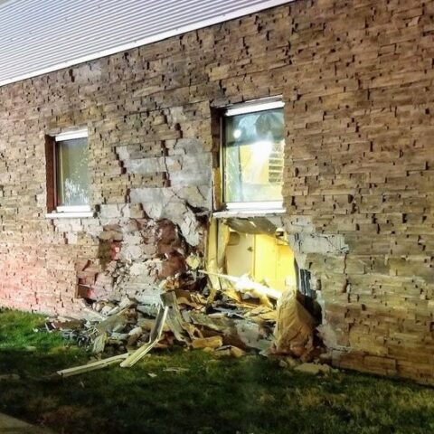 Car crashed into doctor's office on black horse pike, minor injuries reported - photo licensed by shore news network.