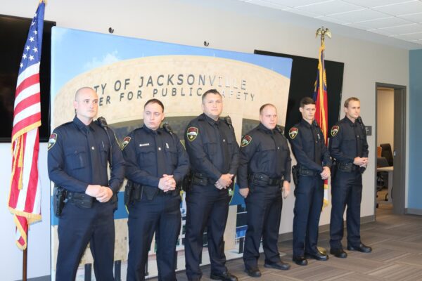 Six new cops join Jacksonville police department