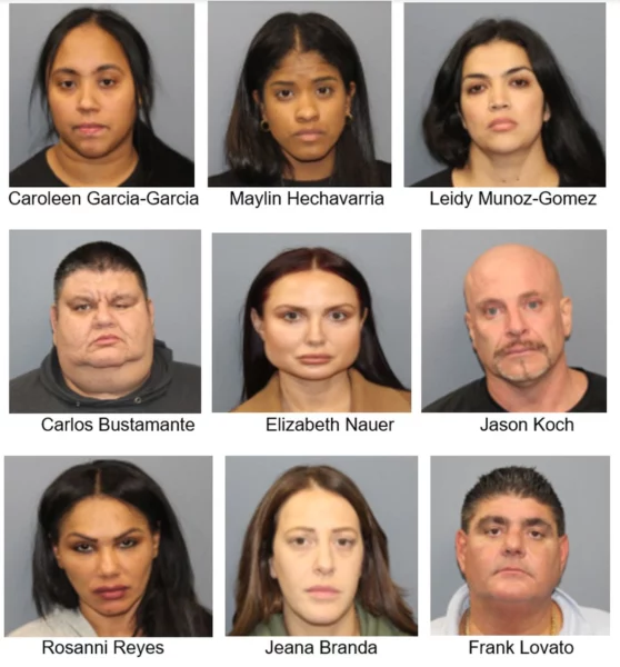Police raid North Jersey Strip Club, 9 arrested on drug and prostitution charges