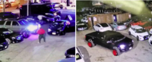 Two shot outside dallas restaurant