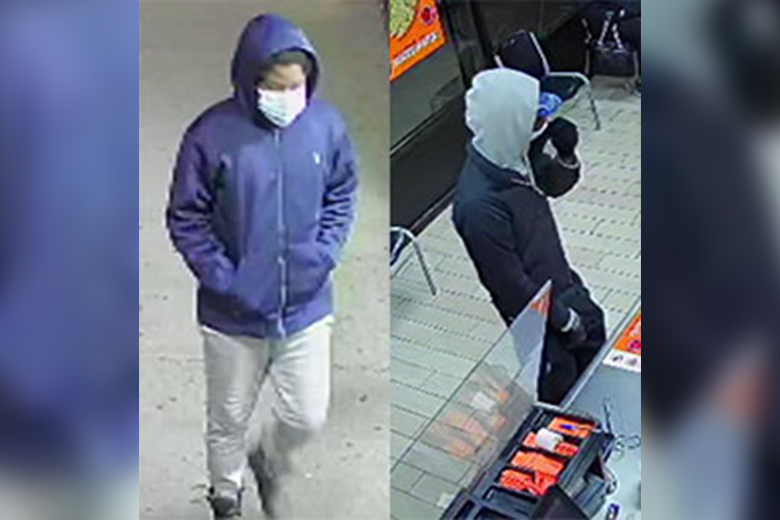 Burglars who robbed Little Caesars wanted by police
