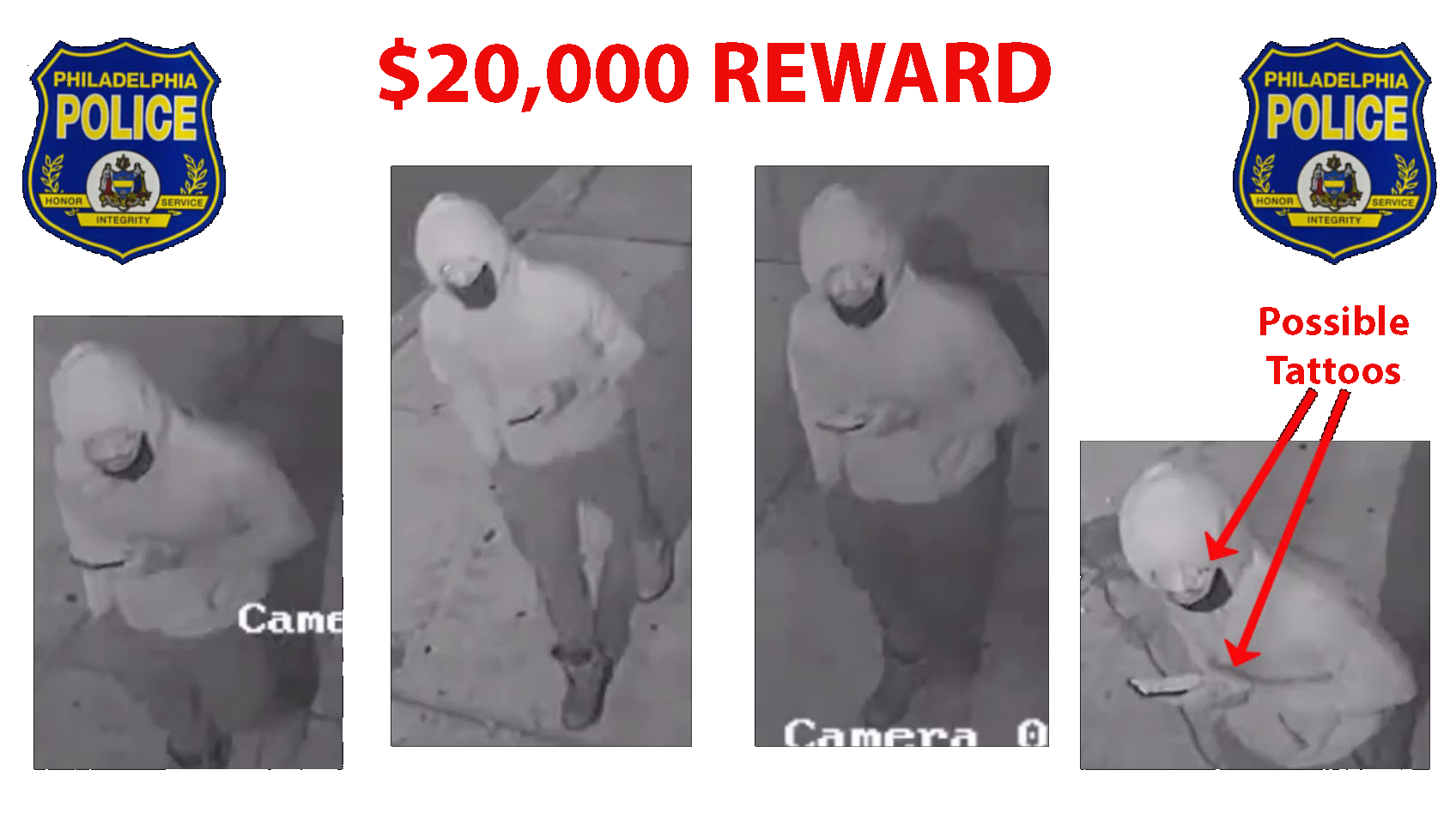 Philadelphia police searching for suspect who shot and killed man execution-style for no reason