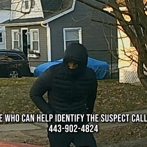 Baltimore police department needs your help identifying a homicide suspect - photo licensed by shore news network.