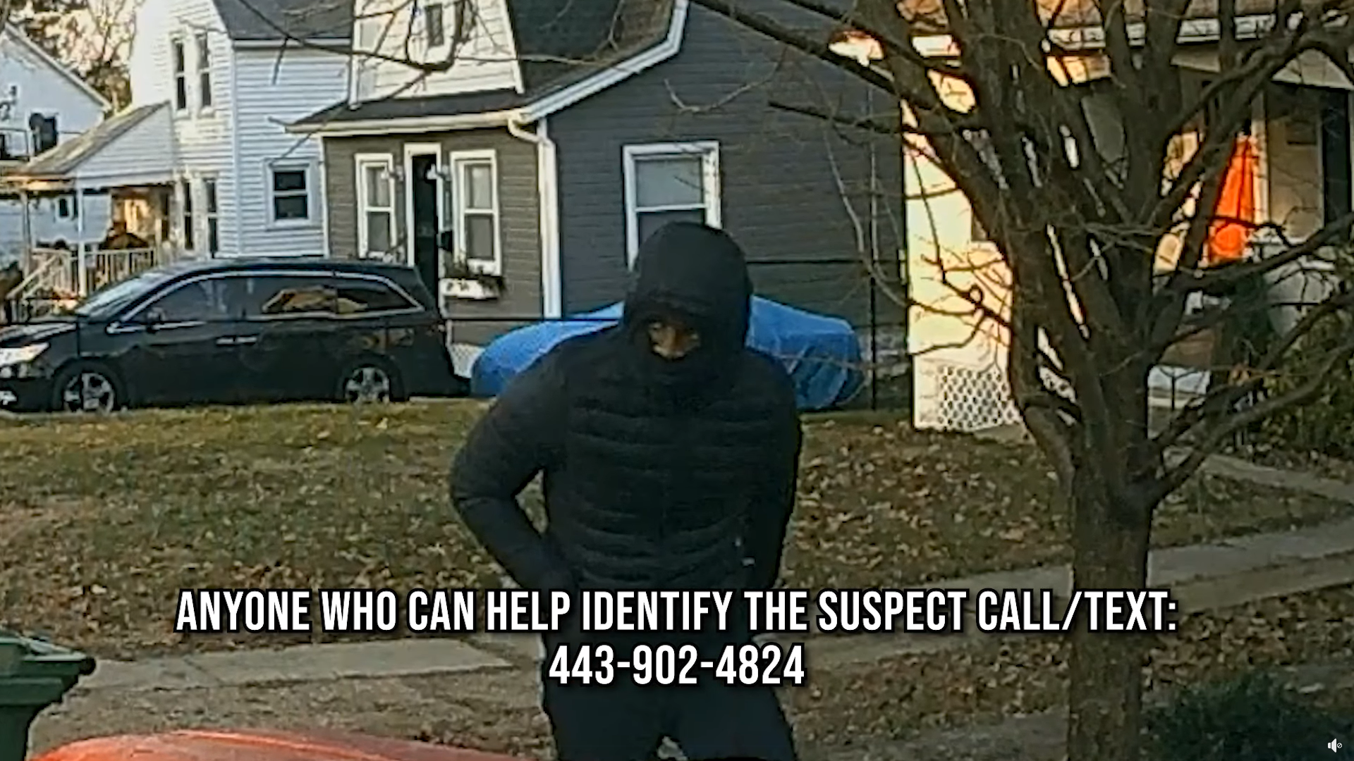 Baltimore Police Department needs your help identifying a homicide suspect