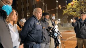 Baltimore police officer shot after "ambush-style attack"