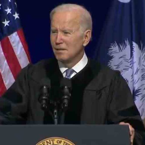 There he goes again, biden once again refers to kamala harris as president harris - photo licensed by shore news network.