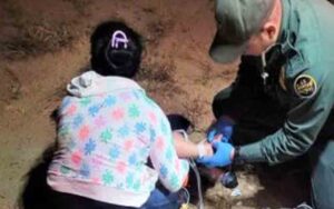 Laredo sector border patrol agents rescue child in distress