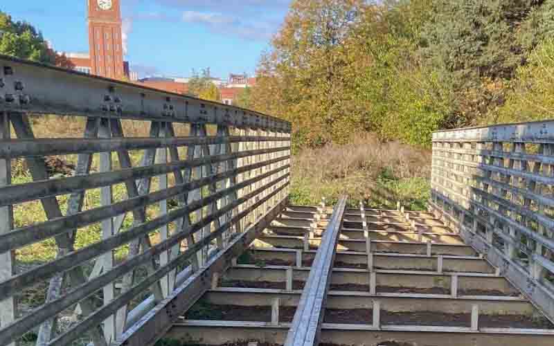 Police find bridge thief who stole 58-foot long bridge