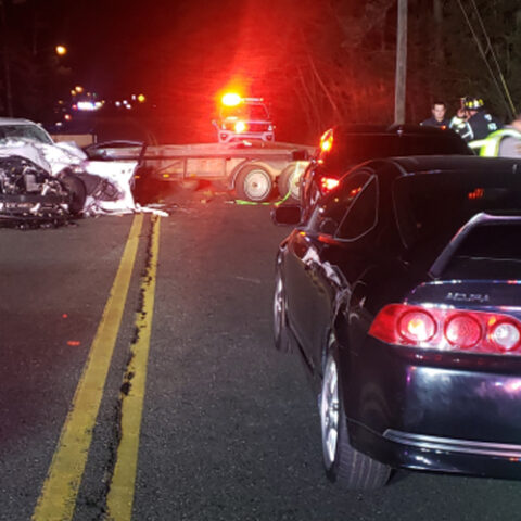 Driver in manchester crash airlifted to trauma center - photo licensed by shore news network.