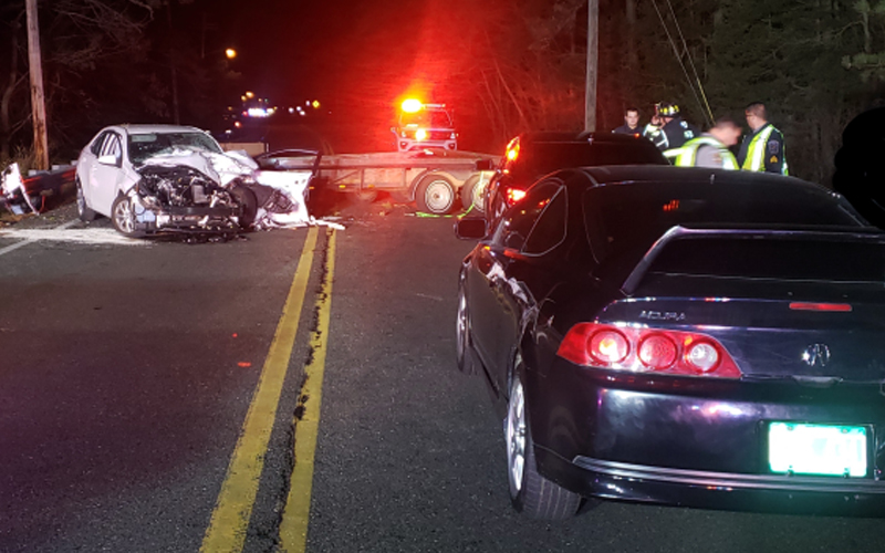 Driver in Manchester crash airlifted to trauma center