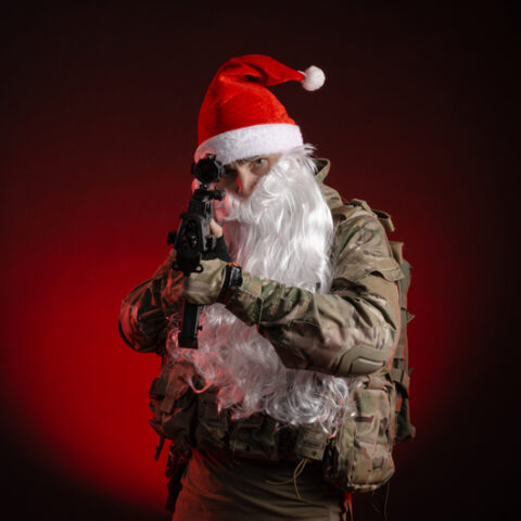 Packing more than just toys: santa receives concealed carry permit - photo licensed by shore news network.