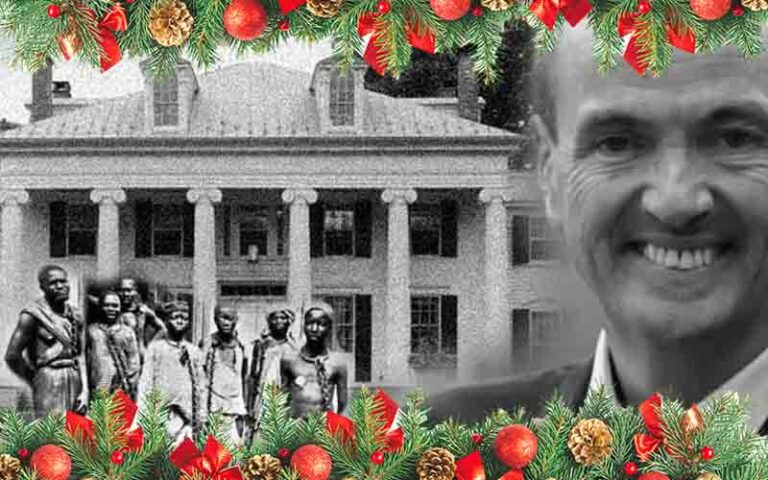 Phil and tammy murphy invite you to visit their mansion built by descendants of slave owner richard stockton for the holidays - photo licensed by shore news network.