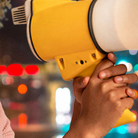 Diverse group of protesters in brooklyn shout "f' joe biden" and "de blasio" - photo licensed by shore news network.