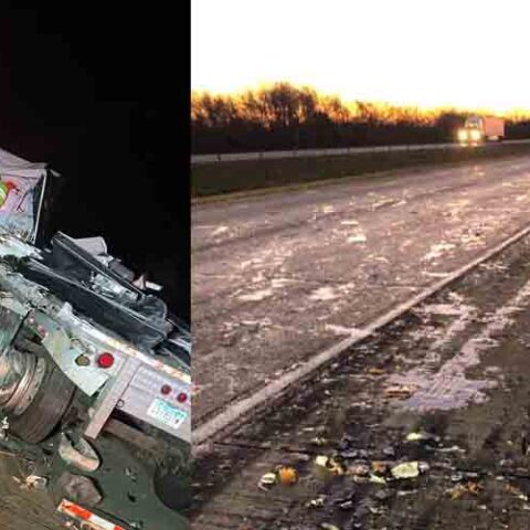 Massive honey spill shuts down u. S. Interstate, creating a sticky situation - photo licensed by shore news network.