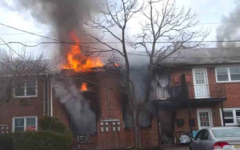 Lakewood apartment fire displaces multiple families - photo licensed by shore news network.