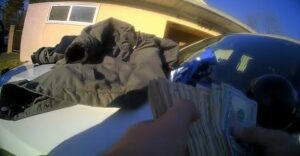 Helicopter helps columbus police capture bank robber