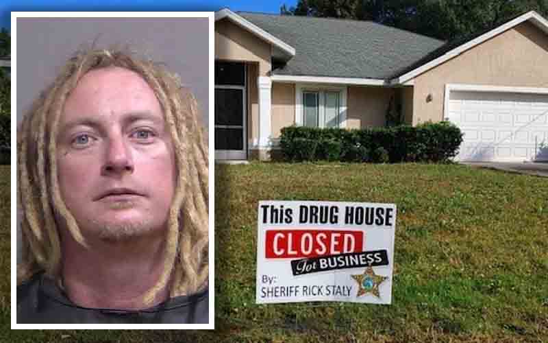 Palm Coast drug house shut down, operator arrested