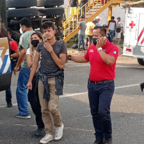 At least 54 dead after migrant truck crashes in mexico - photo licensed by shore news network.