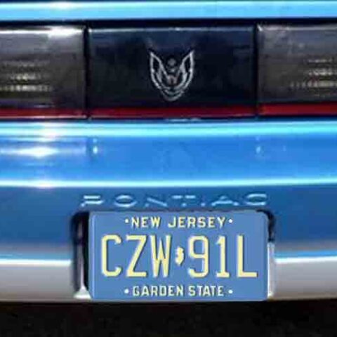 1980s style license plates are coming back to new jersey - photo licensed by shore news network.